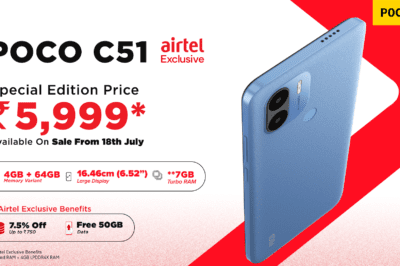 Poco C51 with Airtel Prepaid Could be the Gateway to 4G for Millions of Feature Phone Users in India