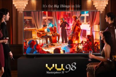 VU’s latest Smart TV Boasts a 98” 4K ULTRA HD QLED Panel and Costs a Whopping 6 Lakh, Worth the Price?