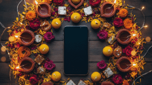 Smartphones are integral to festivities in India