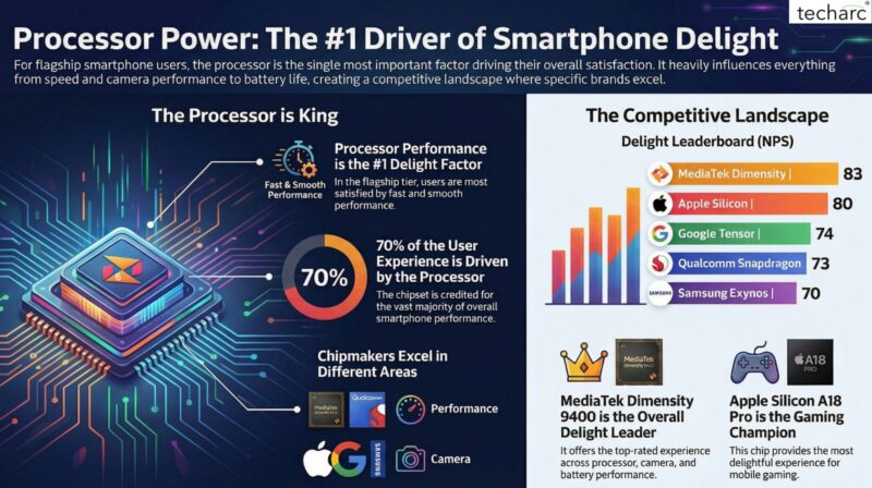 Processor Performance Key to Customer Delight in Flagship Smartphones