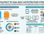 Gadget Pulse March ‘26: Surge, Specs, and the Silent Death of Budget Tech 
