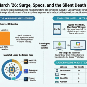 Gadget Pulse March ‘26: Surge, Specs, and the Silent Death of Budget Tech 
